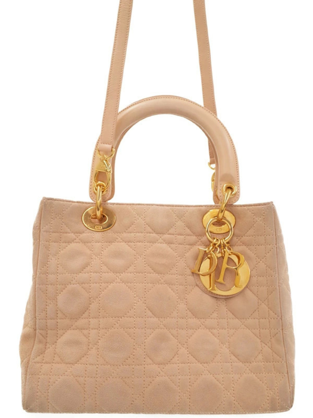 Christian Dior Cannage Quilted Lady Dior 2way bag